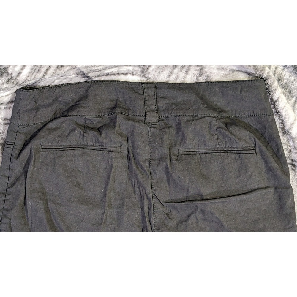 Eileen Fisher Womens Size 8 30x24 Gray Linen Blend Stretch Pants Italian Fabric - Picture 8 of 11